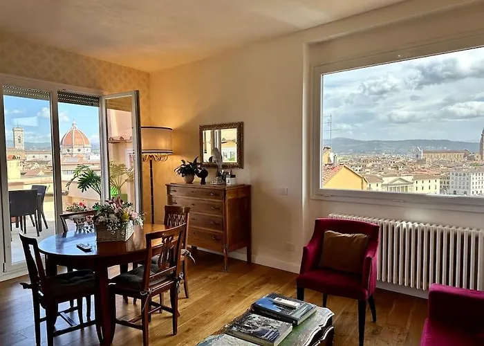 Florence Rooftop Apt - Jacuzzi & Panoramic View